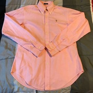 Long Sleeve Button-up Polo By Ralph Lauren